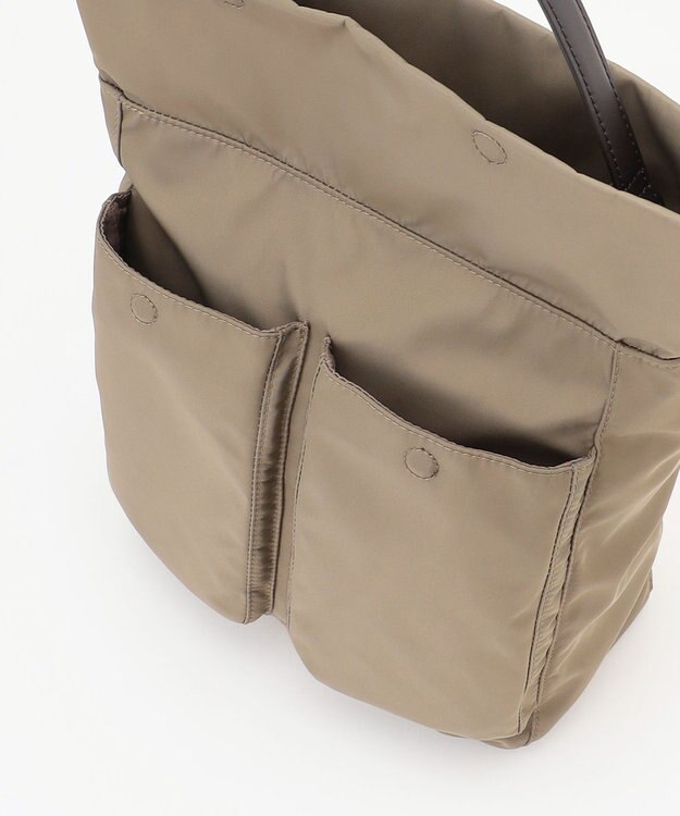 LA BAGAGERIE ダブルフロントポケット2WAYビッグショルダー グレージュ