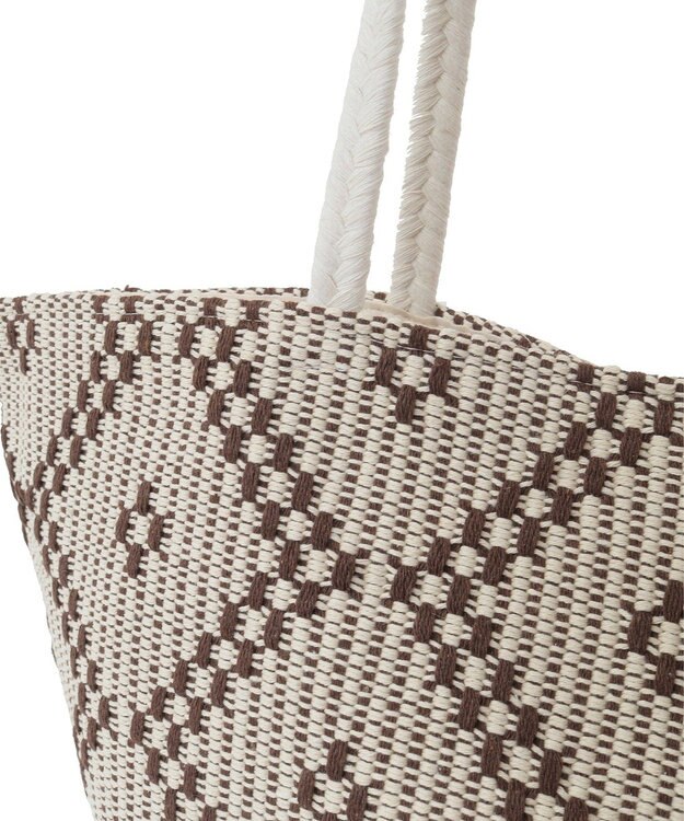 Green Parks ・ダイヤパターントート Brown