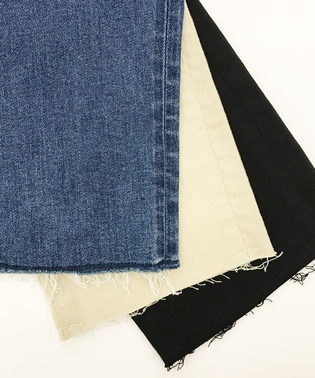 23区 【SLOW/洗える】SLOW DENIM タイトストレート デニム ダルブルー系