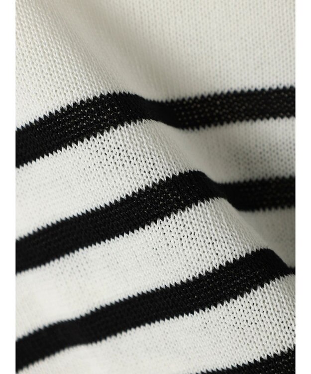 CRAFT STANDARD BOUTIQUE 【洗える】チューリップスリーブプルオーバー Border Ivory