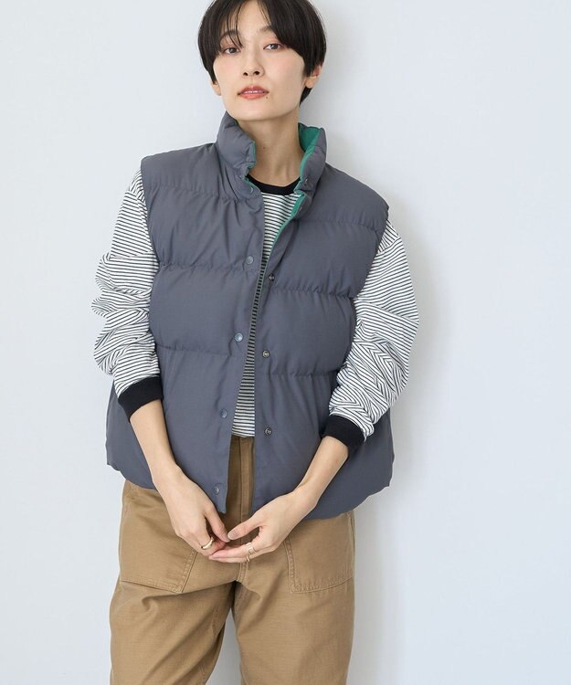 AMERICAN HOLIC 軽ポカリバーシブルベスト Green