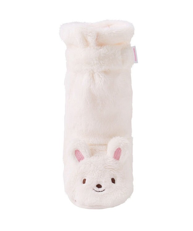 MIKI HOUSE HOT BISCUITS 【ミキハウス】【12cm】 マイクロファー ロングブーティ 白