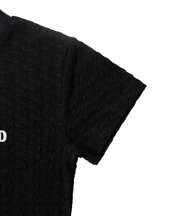 WEGO クリンクルプリントトップス ブラック