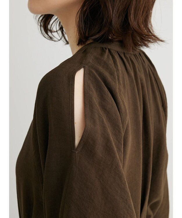 Green Parks ■ＥＳＣＡＲ　ショルダースリットオールインワン Brown