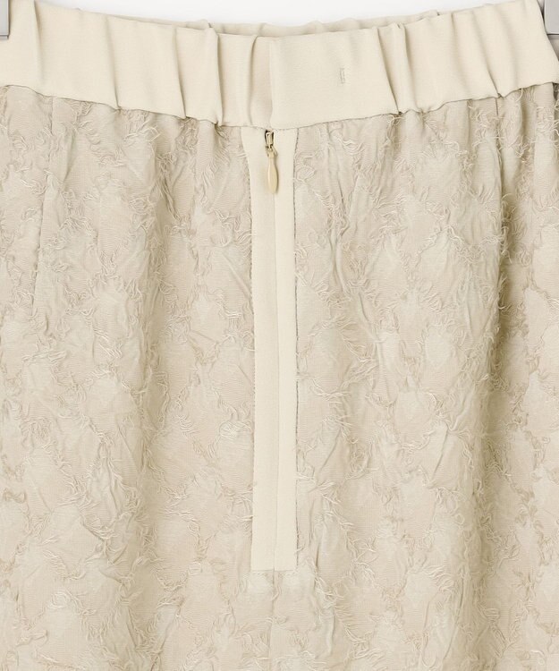 自由区 【セットアップ対応】ワッシャーカットジャカード スカート ベージュ