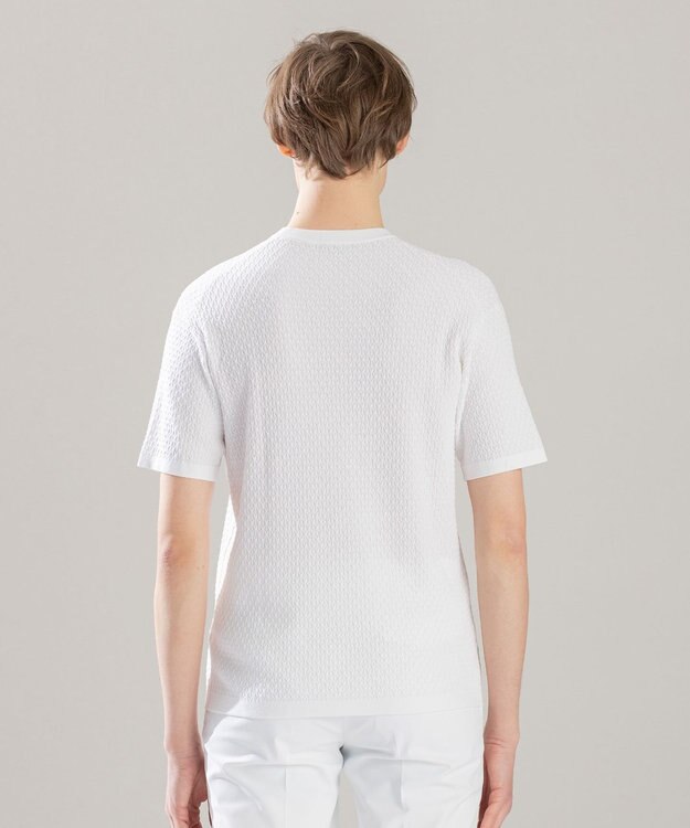 JOSEPH HOMME クールコットンリンクス ニット ホワイト系