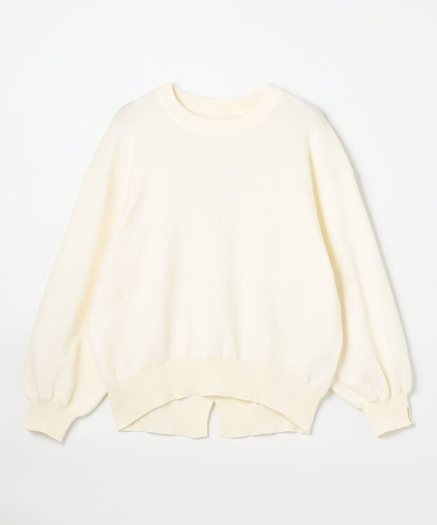 ANY スウェットライクニット エクリュ