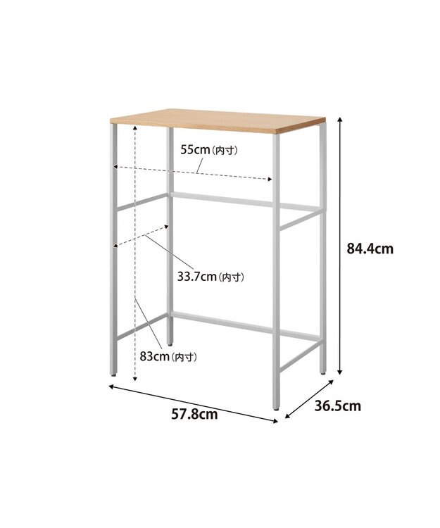 tower 分別ゴミ箱上ラック タワー ホワイト ホワイト
