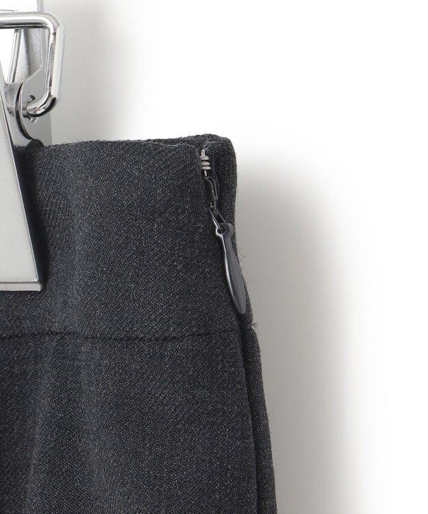 ICB 【UVカット・洗える】ウール2WAYストレッチ タイトスカート チャコール