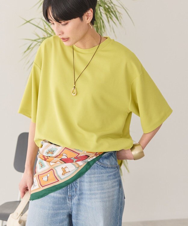 AMERICAN HOLIC ジョーゼットラウンドヘムトップス Pistachio