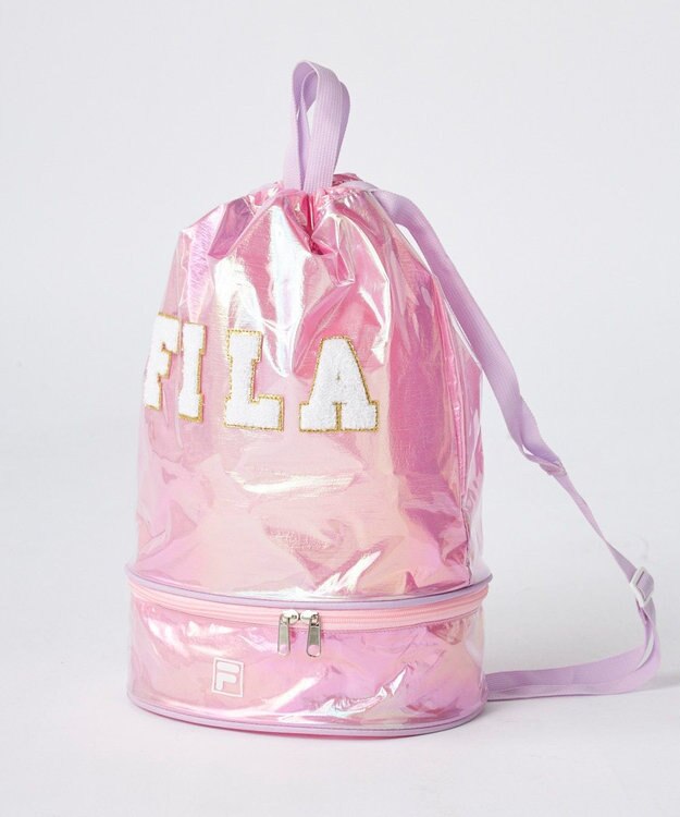 OP／FILA 【FILA】オーロラ二重底ボンサック ピンク