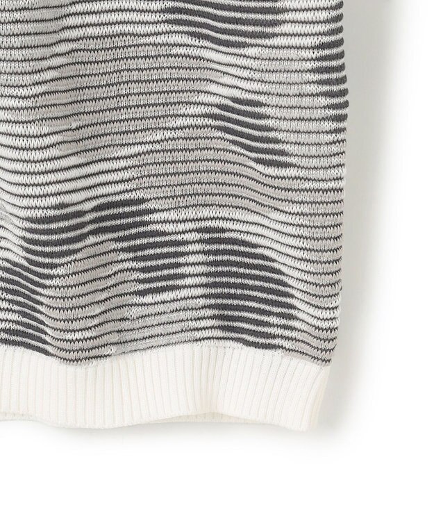 JOSEPH HOMME メキシカンブラインドジャガード　クルーネック半袖ニット アイボリー系5