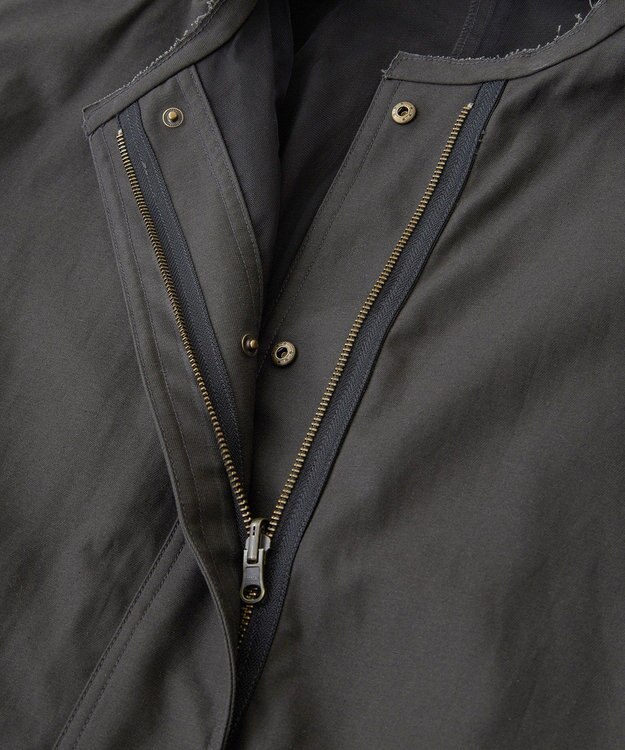 YECCA VECCA 【リバーシブル】2wayミリタリーコート Charcoal Gray