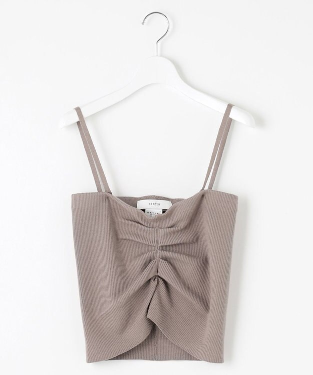 23区 L 【エステータ】ビスチェカーディガン ブラウン系