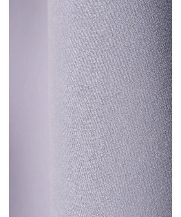 earth music&ecology ケープカラーブラウス Grayish Blue