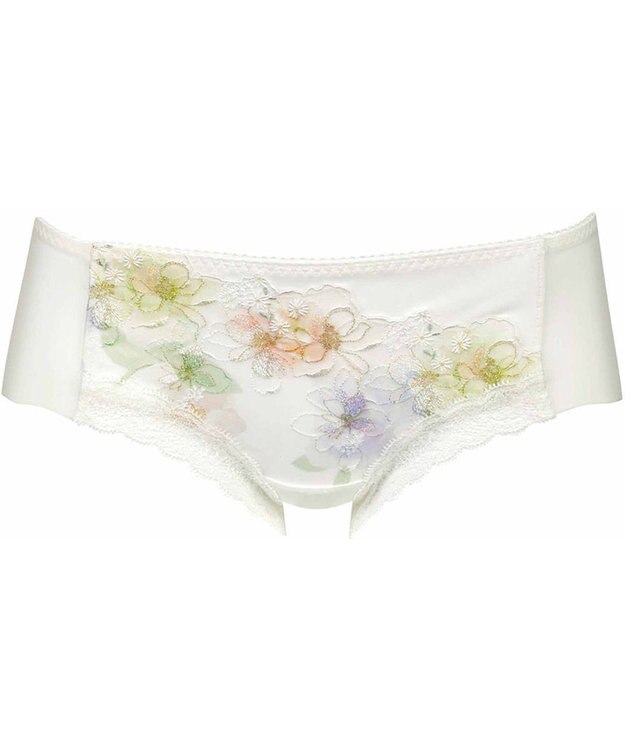 WACOAL ボーイレングス ショーツ 【ハグするブラ】 BRB498とペア はきこみ丈あさめ 全方向ストレッチ(バック) レディース PRA698 /ワコール アイボリー