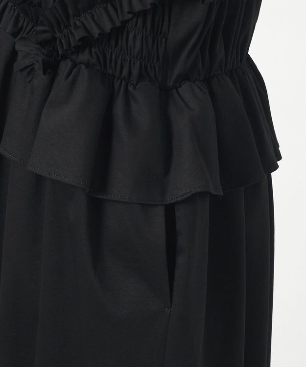 23区 L 【GOLD LABEL】ファインスムースジャージー ワンピース ブラック系