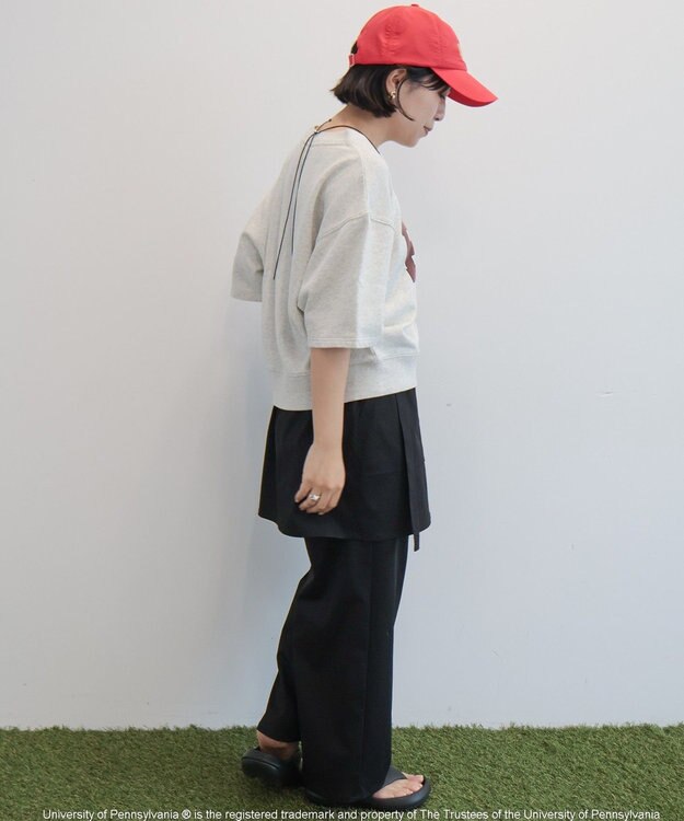 AMERICAN HOLIC 【RUSSELL×PENN】半袖スウェット Gray Mixture