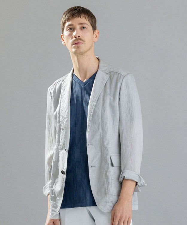 JOSEPH HOMME ストレッチマイヤー　ジャケット ライトグレー系