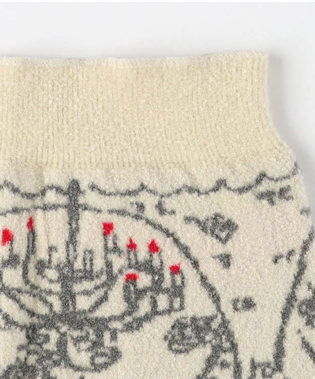 tsumori chisato SLEEP ツモリチサト 毛パン 足首丈 あったか レディース UEY663 /ワコール アイボリー