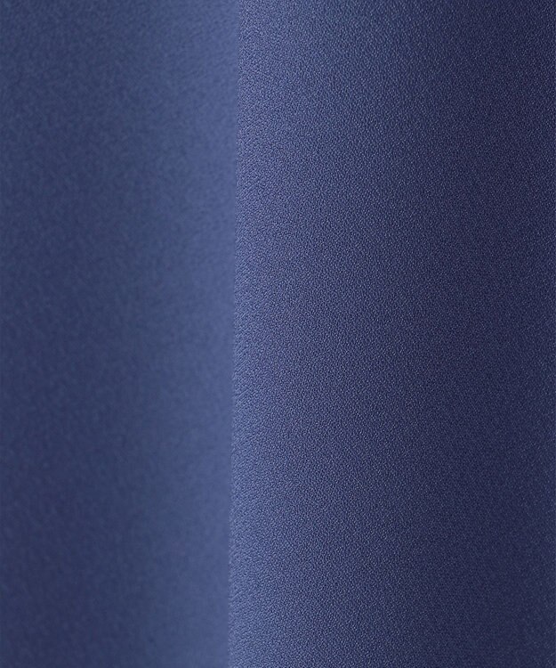 ICB 【接触冷感・UVケア・速乾・洗える】FluidBackSatin レイヤードデザインワンピース ブルーベリー系