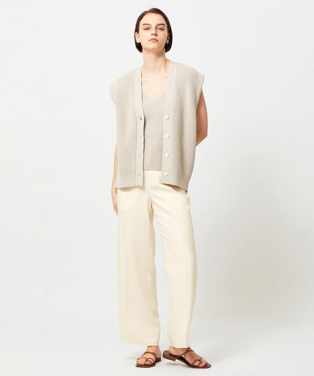 BEIGE， COME / ニットトップス Flax