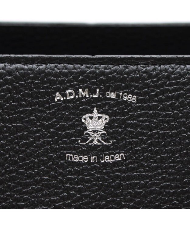 A.D.M.J. 【A4収納可】牛革 トートバッグ 32cm※SILVER金具 SHIKKOKU