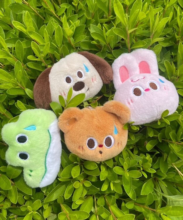 WEGO あせあせあにまるぬいぐるみキーホルダー 柄1