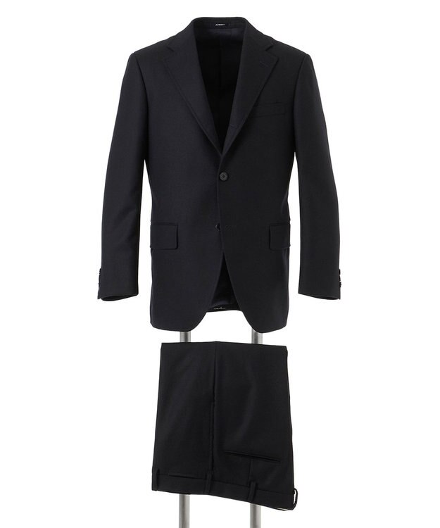 J.PRESS MEN 【定番】ペピンメリノ サキソニー スーツ / 総裏 ネイビー系
