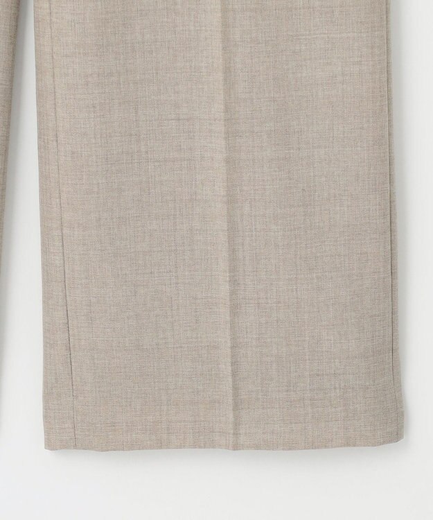 自由区 【セットアップ可】ライトウールトロピカル ストレートパンツ ベージュ系