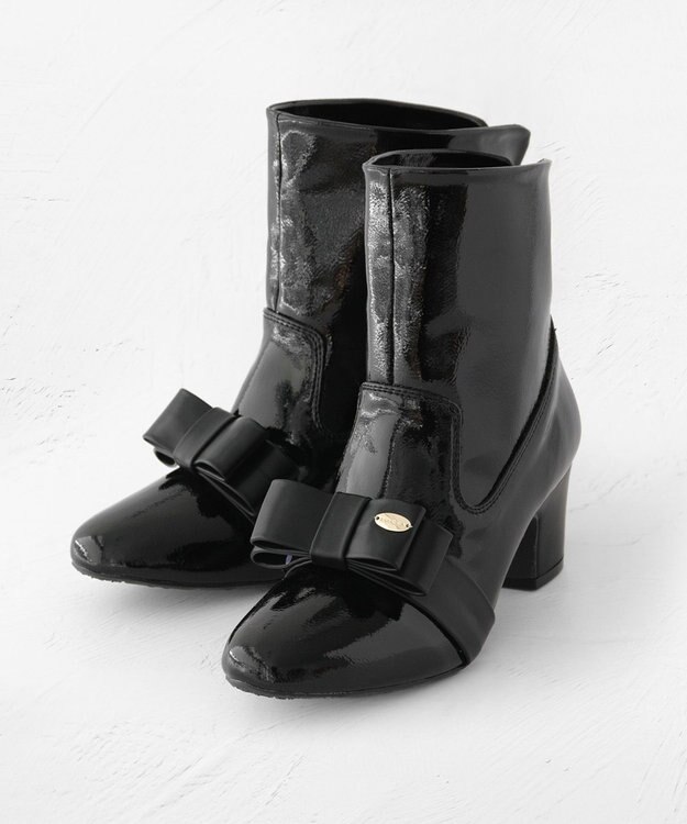 TOCCA 【晴雨兼用】STEP OF RIBBON 2WAY RAINBOOTS レインブーツ ブラック系