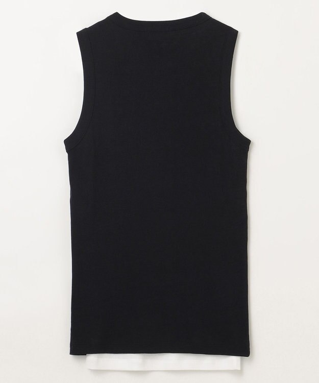 NAVE 【Nave・otona MUSE別注/洗える】レイヤードカットソー 2枚セット ブラック系