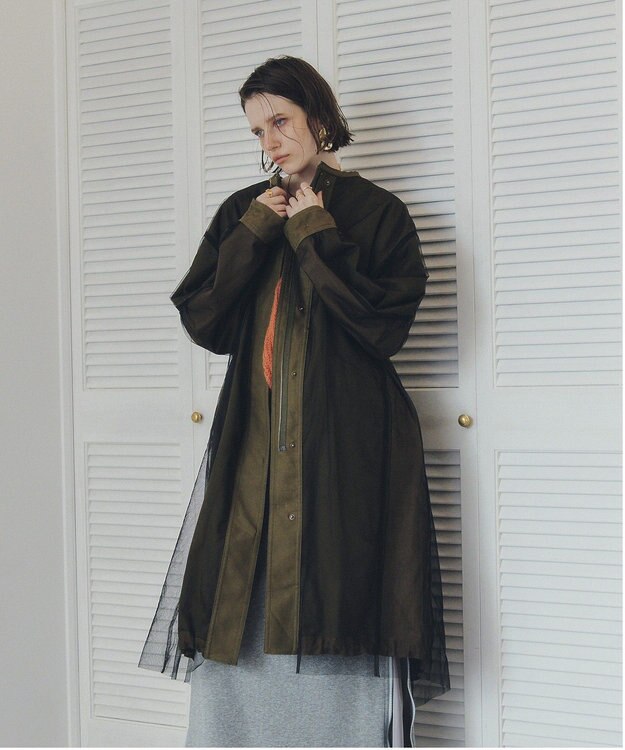 YECCA VECCA 【リバーシブル】2wayミリタリーコート Khaki