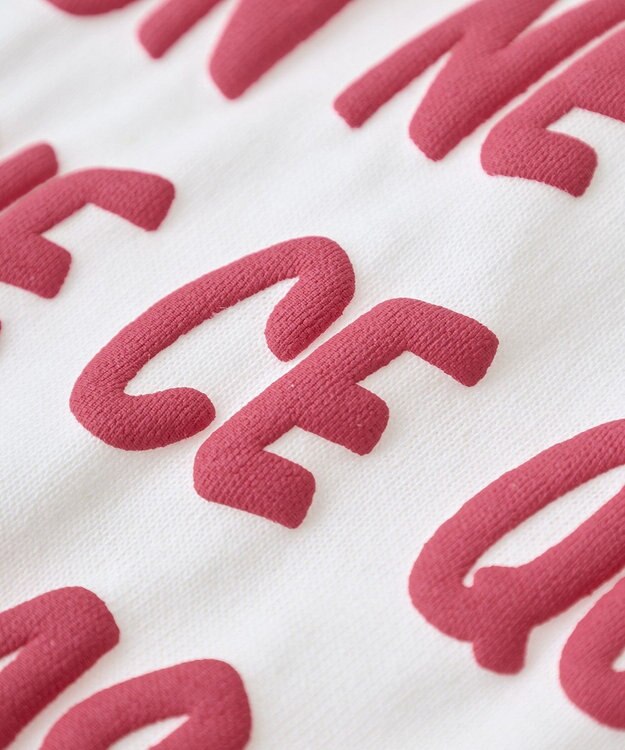 AMERICAN HOLIC 発泡プリントTシャツ Off White