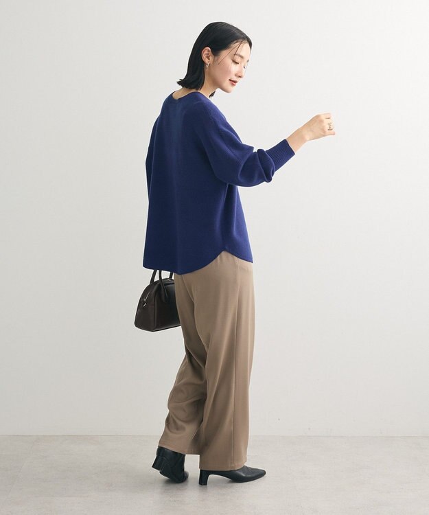 Green Parks もちやわロゴニットプルオーバー Blue