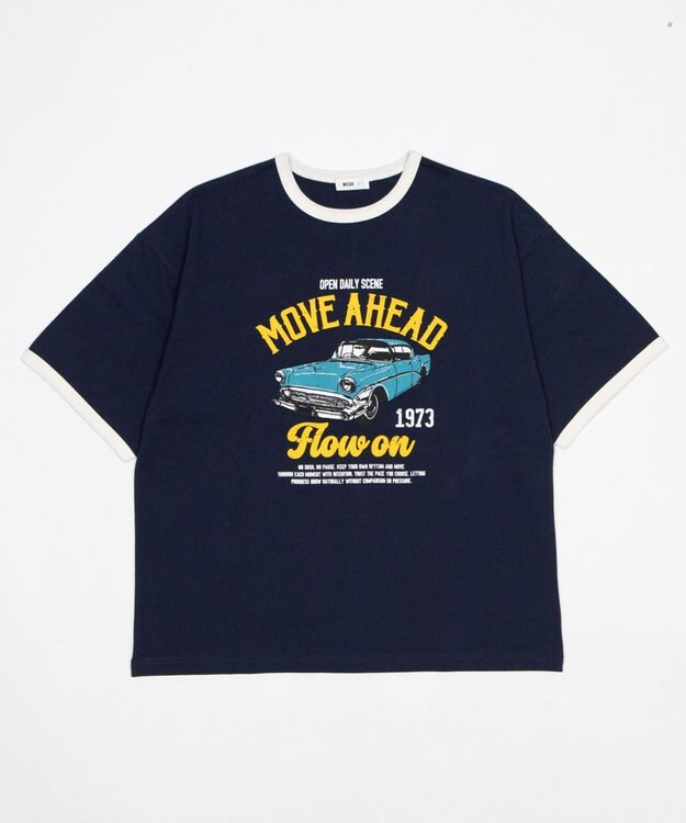 WEGO グラフィックリンガーT（SS） ネイビー