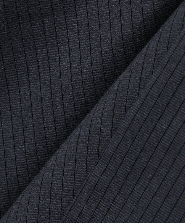 J.PRESS LADIES 【洗える】カールマイヤーシアー シャドーストライプ スカート ネイビー系