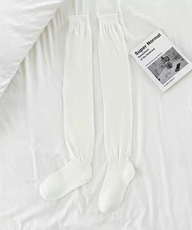 WEGO 2wayシアークシュクシュソックス ホワイト