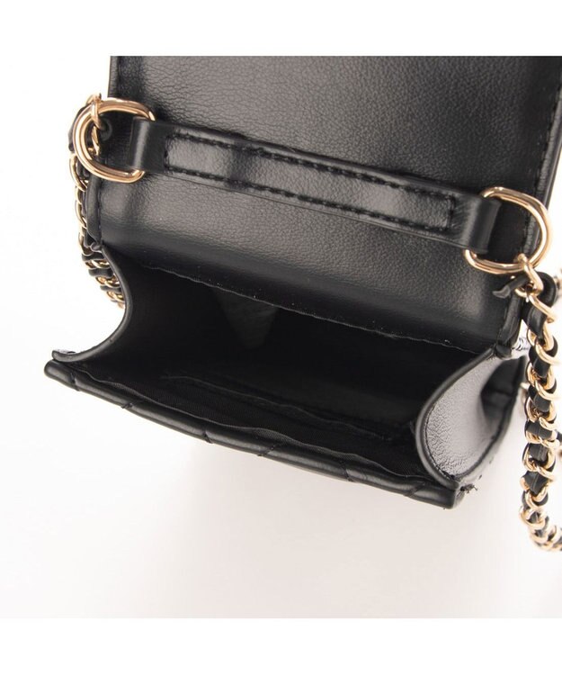 LA BAGAGERIE 【MONICA】キルティングマルチミニショルダー ブラック