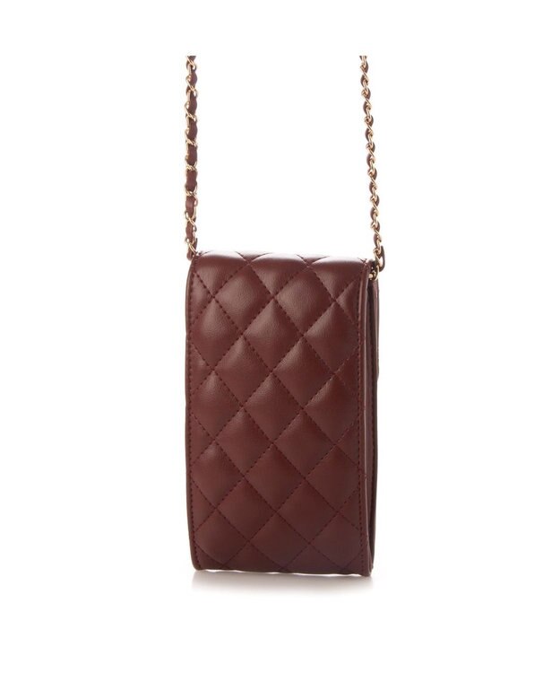 LA BAGAGERIE 【MONICA】キルティングマルチミニショルダー ワイン