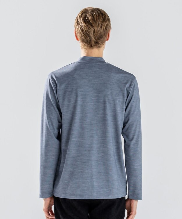 JOSEPH HOMME 【新色追加】ウールジャージーウォッシャブル　モックネックカットソー ライトグレー系