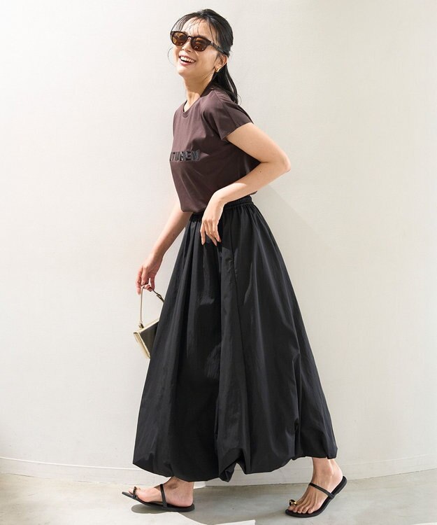 UNFILO 【STORY×UNFILOコラボ】バルーンスカート ブラック