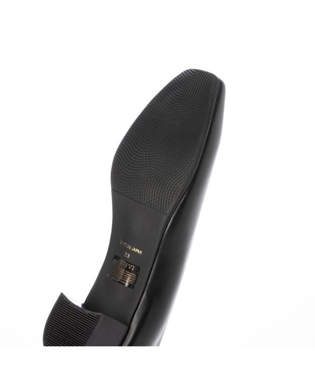 ing <ing>【WEB限定】【レイン対応】スクエアトゥVカットパンプス ブラック