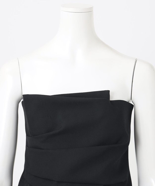 23区 L 【エステータ】ハードギャバジン ビスチェ ブラック系