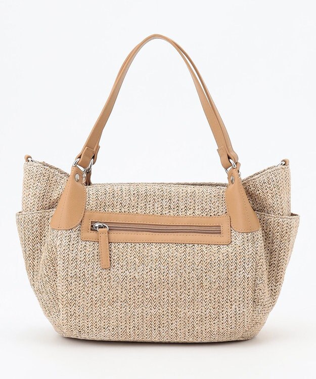 LA BAGAGERIE つまみハンドル　サマー2wayミニトートバッグ ベージュ