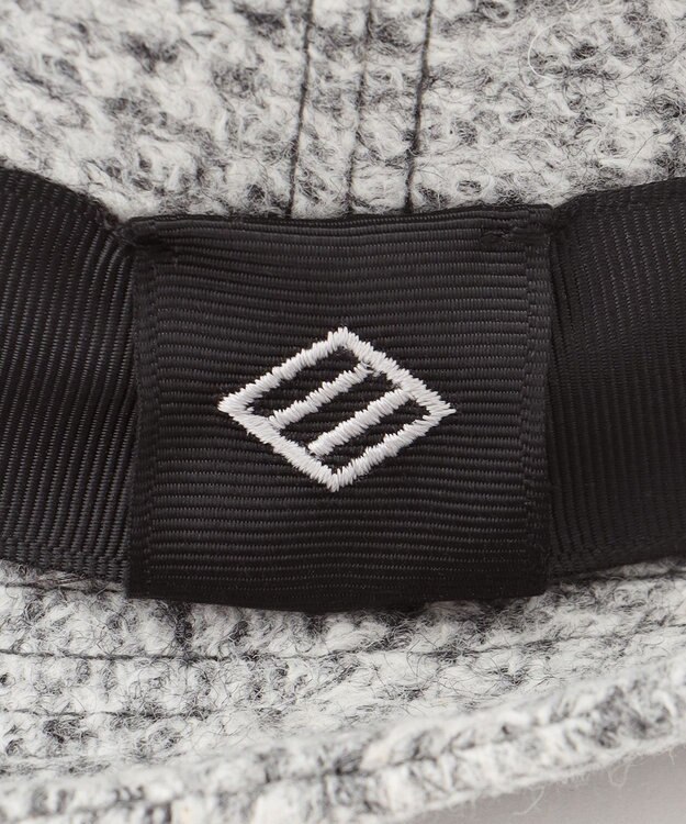 JOSEPH ABBOUD 【LANIFICIO ROMA・サイズ調整可】スライバー千鳥 ハット ライトグレー系3