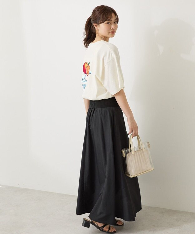 AMERICAN HOLIC 【WEB限定】フロッキーアソートTシャツ Ecru