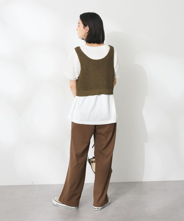 CRAFT STANDARD BOUTIQUE パイピングラインパンツ Mocha