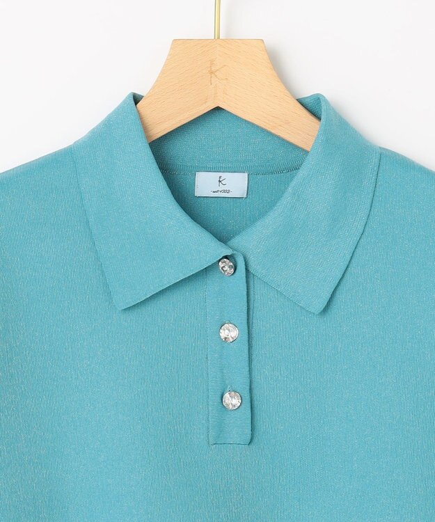 組曲 【先行予約】オーガンスキッパー ニット ターコイズブルー系