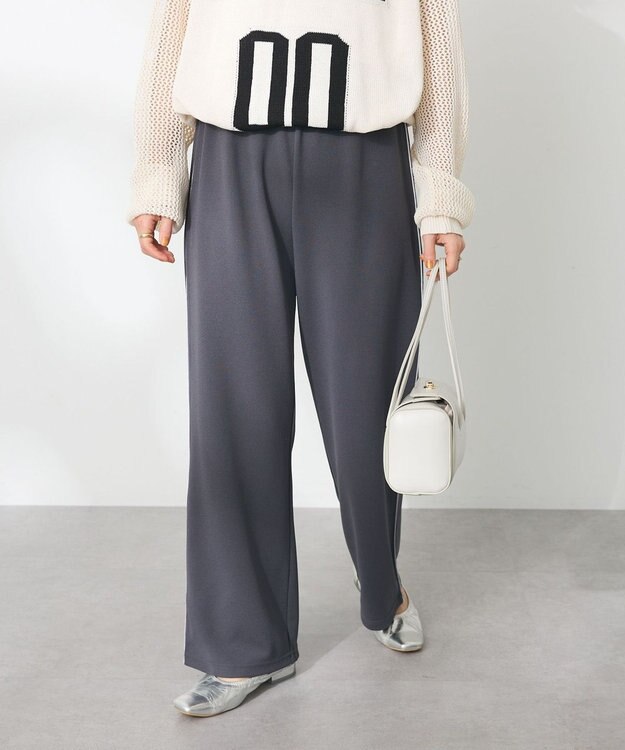 CRAFT STANDARD BOUTIQUE パイピングラインパンツ Charcoal Gray